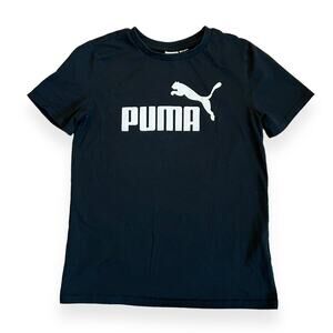 Puma Black Graphic Tee 10-12